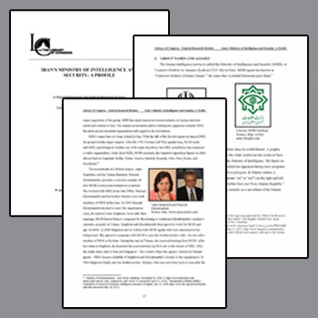 Pentagon report published photos of agents of Iranian regime posing as former MEK members