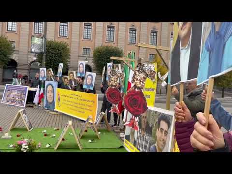 Stockholm Rally Condemns Iran Executions, Urges Support for Political Prisoners–Oct 25, 2025