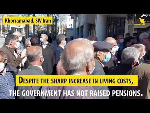 Iran Pensioners protests on Feb 21