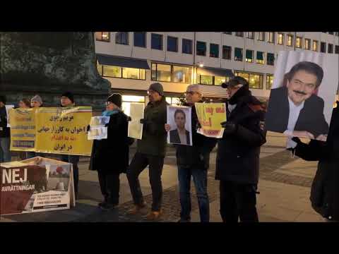 Gothenburg, February 18, 2025: MEK Supporters Rally Behind &#039;No to Executions Tuesdays&#039; Campaign.