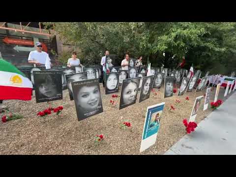 Iranians in Atlanta Hold Rally and Photo Exhibition Against Executions in Iran - October 18, 2025