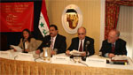 From left: Shirin Nariman, Dr. Abdullah Jabouri, Reza Bulorchi and Prof. Steven Schneebaum