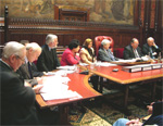 Partial panel of speakers in House of Lords symposium on Iran