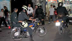 An archive picture of police brutality in Iran