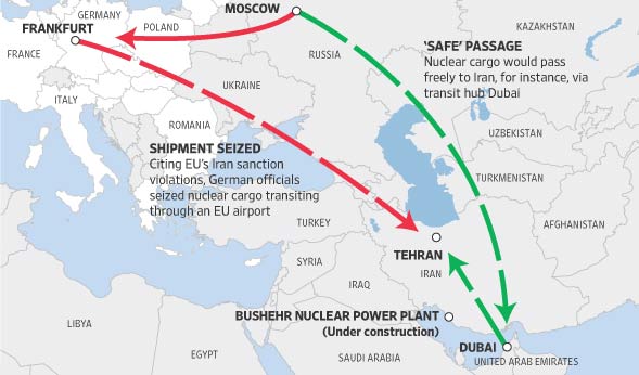 Germany Probes Russian Shipments to Iran