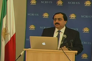 Alireza Jafarzadeh, deputy director of the US representative office of the National Council of Resistance of Iran (NCRI)