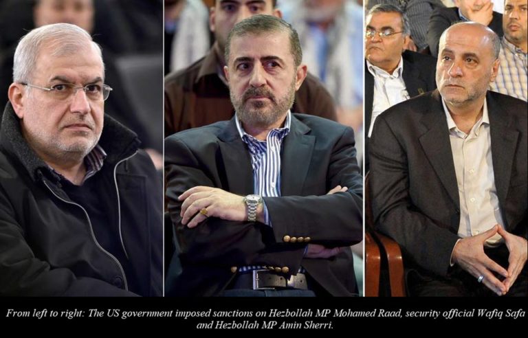 U.S. Imposes Sanctions on 3 Hezbollah Officials Accused of Supporting Iran’s Terrorist Regime