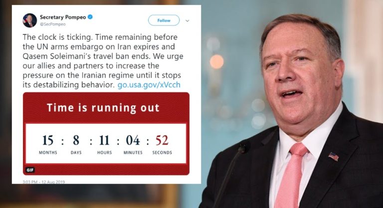 Mike Pompeo: World Must Pressure Iran's Terrorist Regime to Stop Its "Destabilizing Behavior"