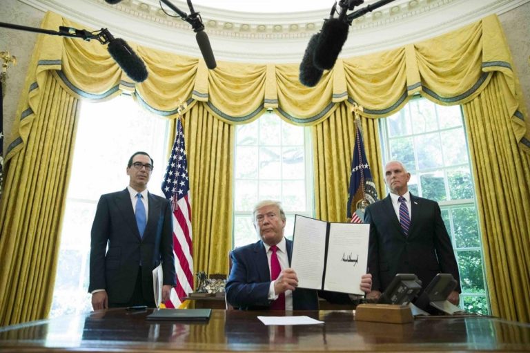 the U.S. Treasury Department said: The United States and six Gulf countries agreed to jointly impose sanctions on 25 corporations, banks and individuals linked to the Iranian regime’s support for militant networks including Hezbollah