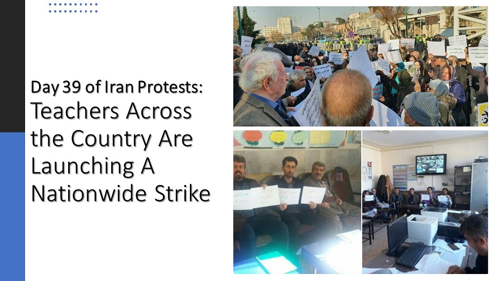 Iran: Nationwide strike by teachers across the country Day 39 of Iran Protests: Teachers Across Iran Launch Nationwide Strike