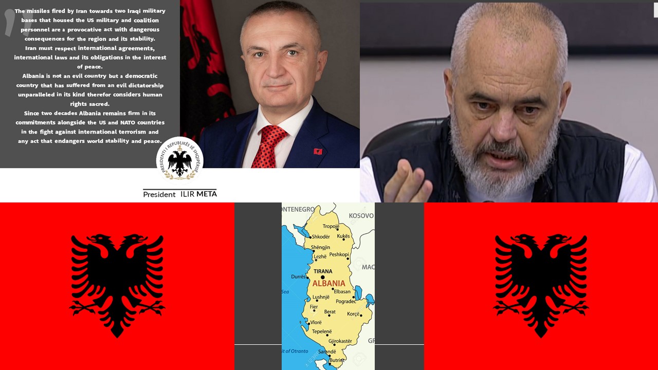 Albanian leaders respond to Khamenei Subsequent to Missile Attack Against Us Forces in Iraq, Khamenei Lashes out at Albania for the Iranian People’s Uprising