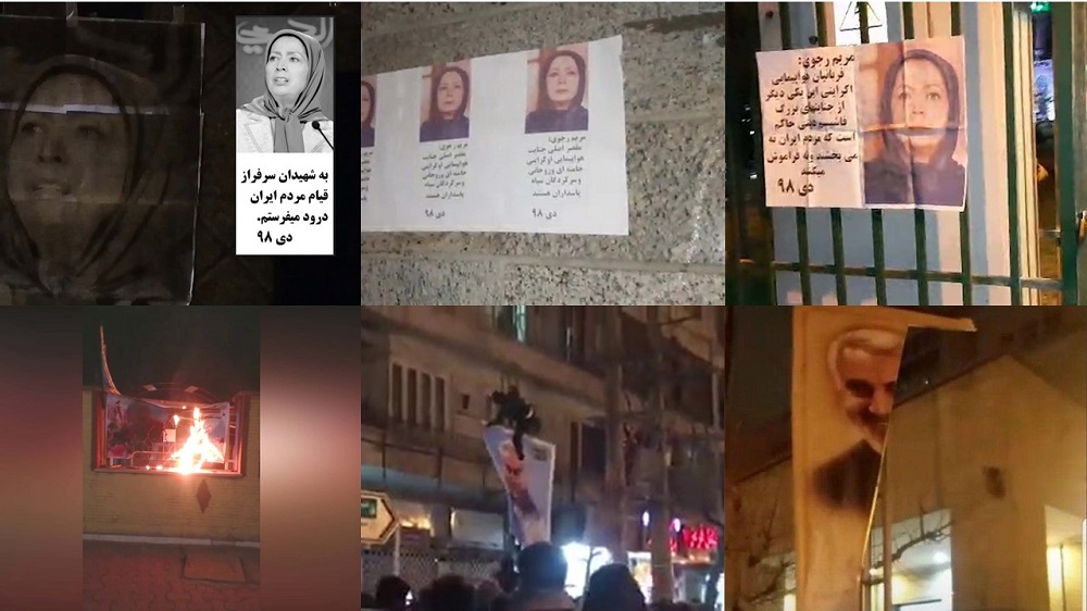 Iran: Torching pictures of eliminated Qods Force Chief Soleimani