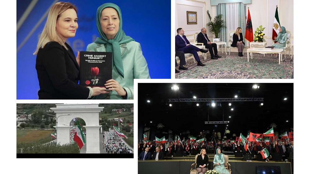 January 29, 2020: Mrs. Monika Kryemadhi, heading a delegation from the Socialist Movement for Integration Party, visited Ashraf-3 and met with Mrs. Maryam Rajavi, the President-elect of the National Council of Resistance of Iran Mrs. Monika Kryemadhi and Socialist Movement for Integration Party Delegation Visit Ashraf-3