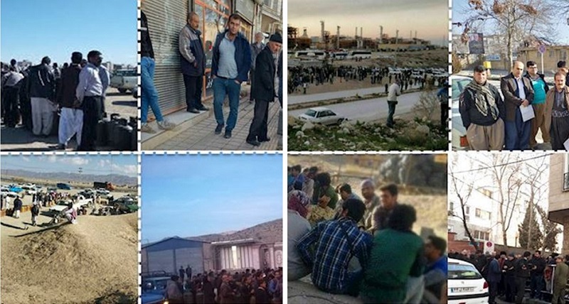 Protests by Different Social Sectors Continue in Iran 