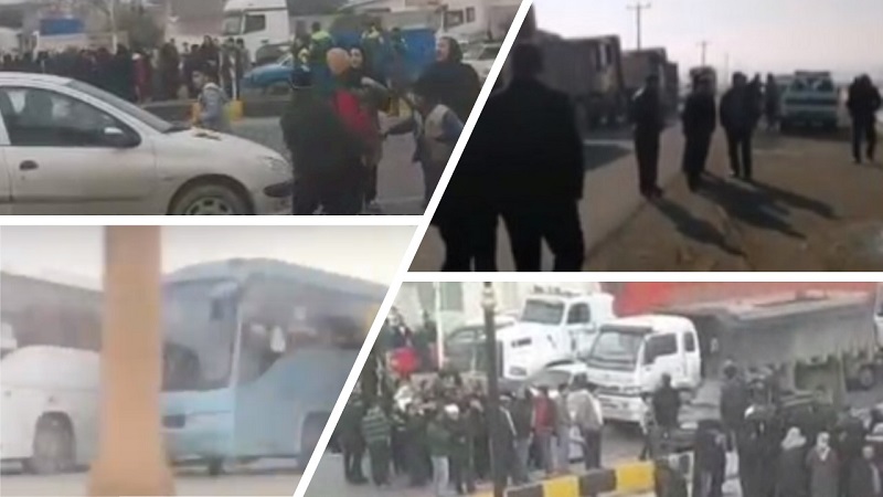 Report of different protests from Iranian cities Protests Take Place in Various Iranian Cities