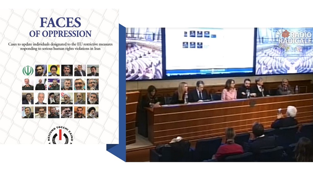 Conference_at_the_Italian_Senate_Calls_EU_to_Adopt_a_Firm_Policy_Vis-Vis_Irans_Regime__ Italian Conference at Senate: Cases to update individuals designated to the EU restrictive measures responding to serious human rights violations in Iran