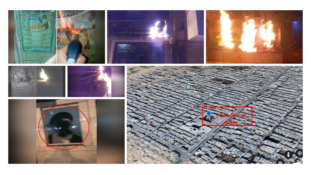 Mullahs_Criminal_Seminary_Targeted_in_Najafabad_Isfahan_Simultaneous_With_the_Election_Farce Mullahs’ Criminal Seminary Targeted in Najafabad, Isfahan, Simultaneous With the Election FarceTorching Khomeini, Khamenei, Soleimani pictures in Tehran, other cities