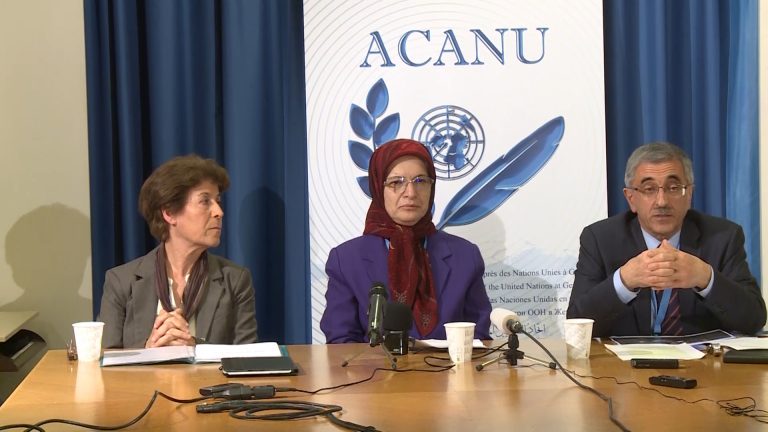 Thursday, March 12, 2020, in a briefing held at the Association of Accredited Correspondents at the United Nations (ACANU)