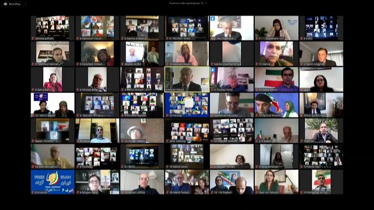 Online conference over the coronavirus crisis in Iran