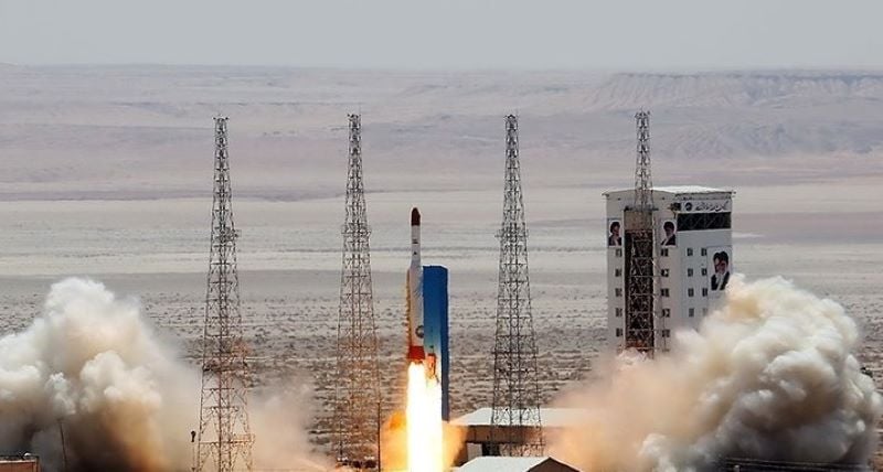 Iran regime launches military satellite - April 2020 Iran regime launches military satellite as people grapple with financial problems