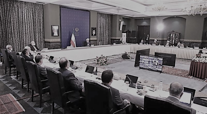 The-regime’s-National-Coronavirus-Combat-Taskforce-meeting-file-photo The coronavirus death toll increases in Iran, so do regime officials’ contradictory remarks