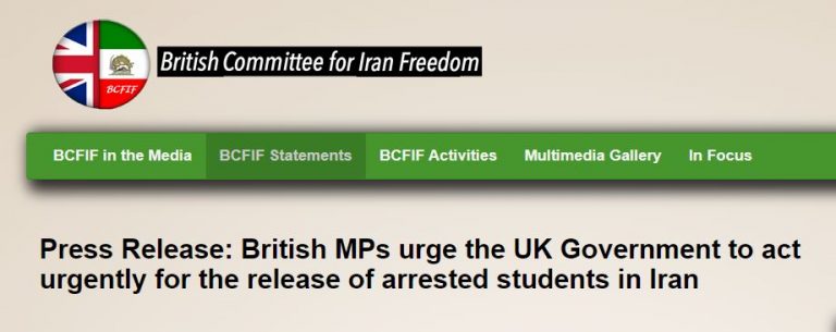 British lawmakers urge the UK to put pressure on Iran’s regime to release detained students