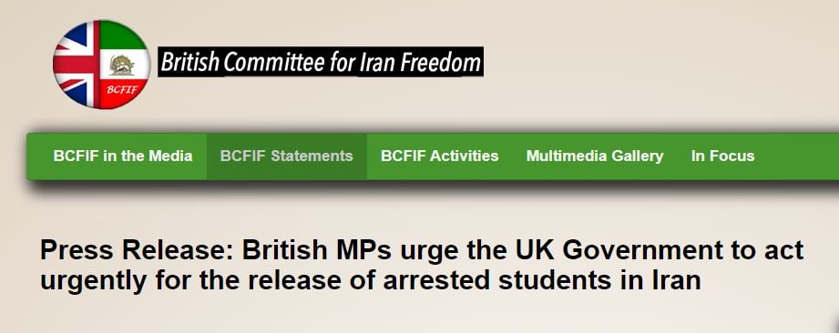 British lawmakers urge the UK to put pressure on Iran’s regime to release detained students 