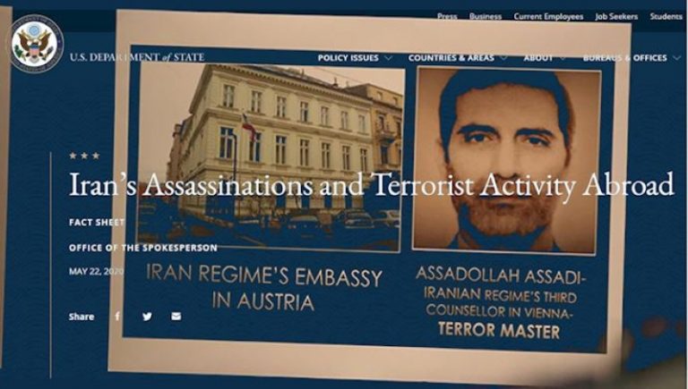 U.S. State Department Publishes Factsheet on Iran Regime’s Terrorism