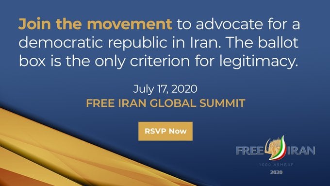 The Largest Ever Online Summit Free Iran, Global Summit, Resistance Units Are the Key to Victory - July 17, 2020