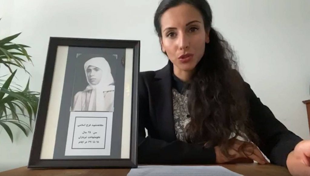 Farah-Eslami-family-member-of-one-of-the-1988-victims Farah-Eslami-family-member-of-one-of-the-1988-victims