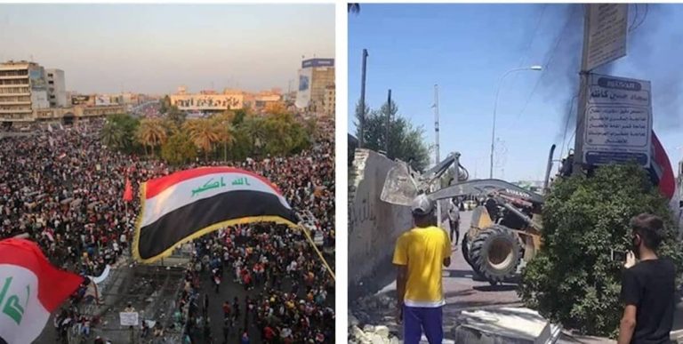 Iraqi Protesters Storm Iran-Backed Terrorist Groups’ Buildings