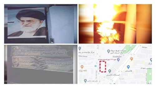 Karaj-–-Torching-the-repressive-Basij-center-setting-alight-Khameneis-banner-–-August-19-2020 Karaj-–-Torching-the-repressive-Basij-center-setting-alight-Khameneis-banner-–-August-19-2020