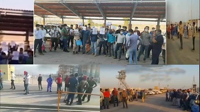 Protests-by-oil-sector-workers-in-Iran Protests-by-oil-sector-workers-in-Iran
