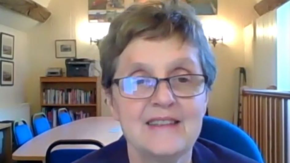 Former Conservative MEP Anthea McIntyre, addresses the NCRI webinar