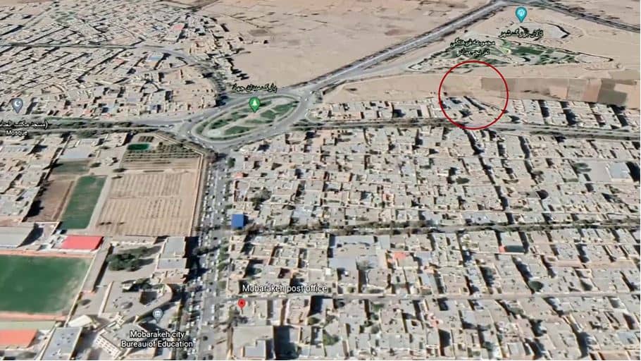 The HQ for the so-called Martyrs Foundation in Mobarakeh, Isfahan, Oct. 30, 2020