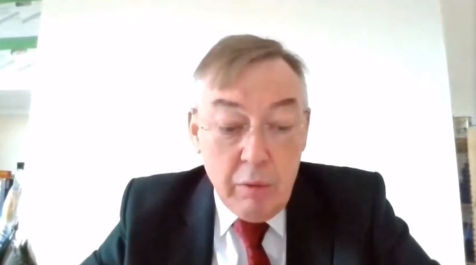 Ian Mearns, MP, addresses the NCRI webinar