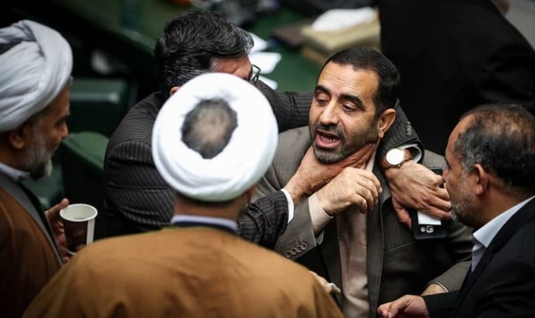 Infighting in Iranian regime's Parliament (file photo)
