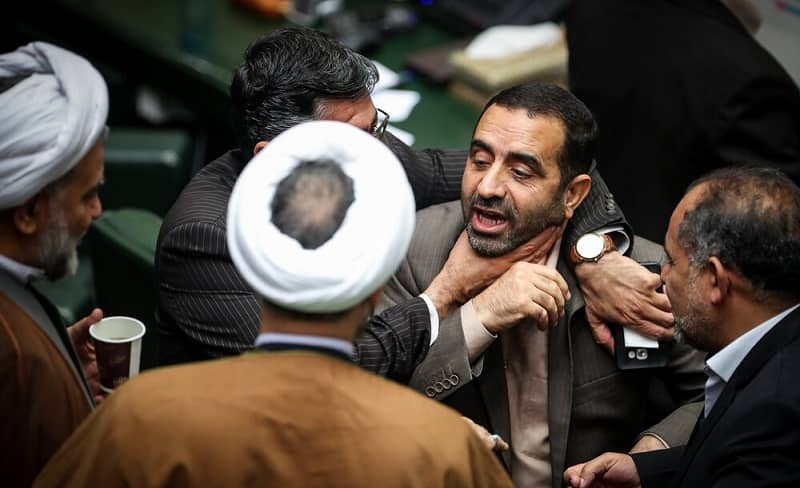 Infighting in Iranian regime's Parliament (file photo)