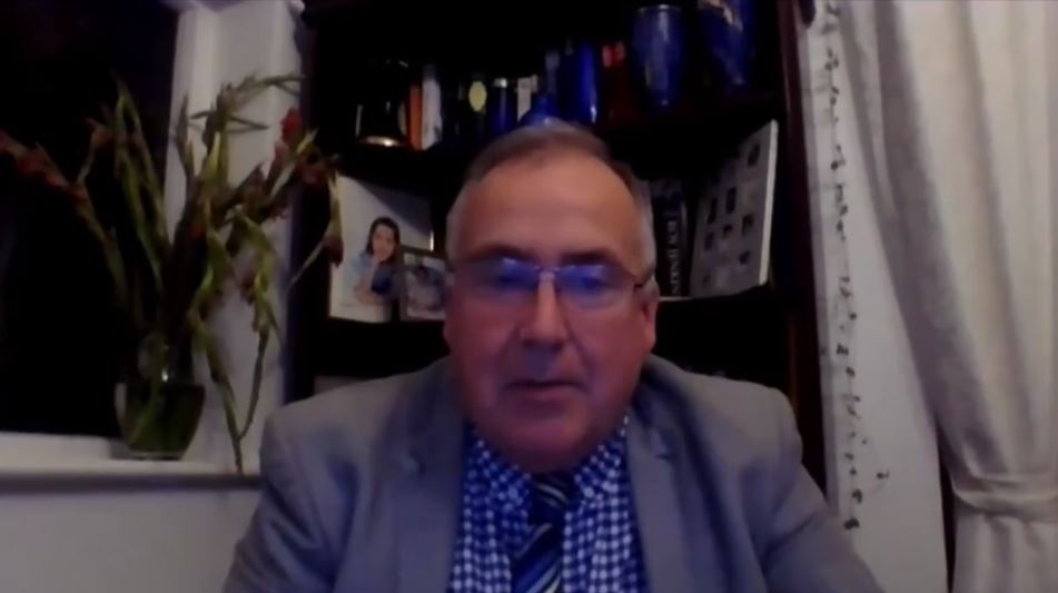 Mark Williams, MP, addresses the NCRI webinar