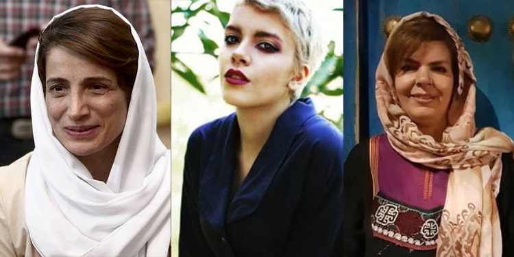 Nasrin-Sotoudeh-Yasaman-Aryani-Monireh-Arabshahi-23102020 Nasrin Sotoudeh, Yasaman Aryani and Monireh Arabshahi were relocated from Evin Prison