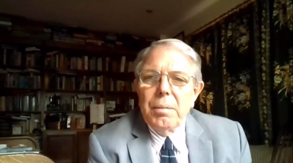 Sir Alan Meale, addresses the NCRI webinar