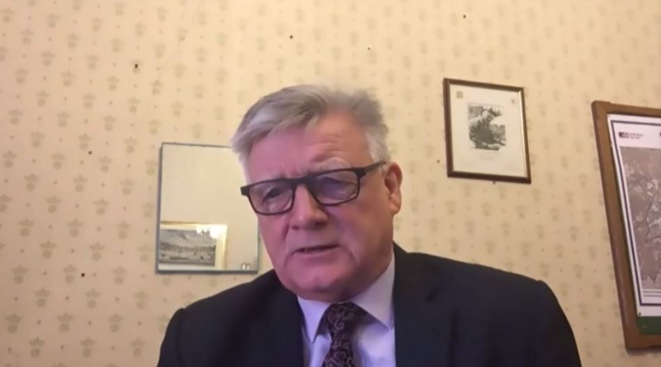 Steve McCabe, MP, addresses the NCRI webinar