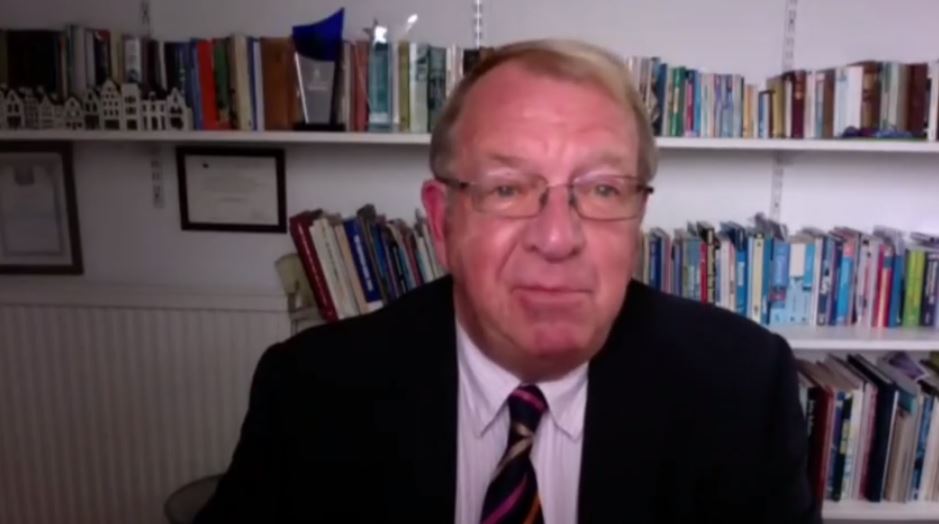 Former MEP Struan Stevenson addresses the NCRI webinar