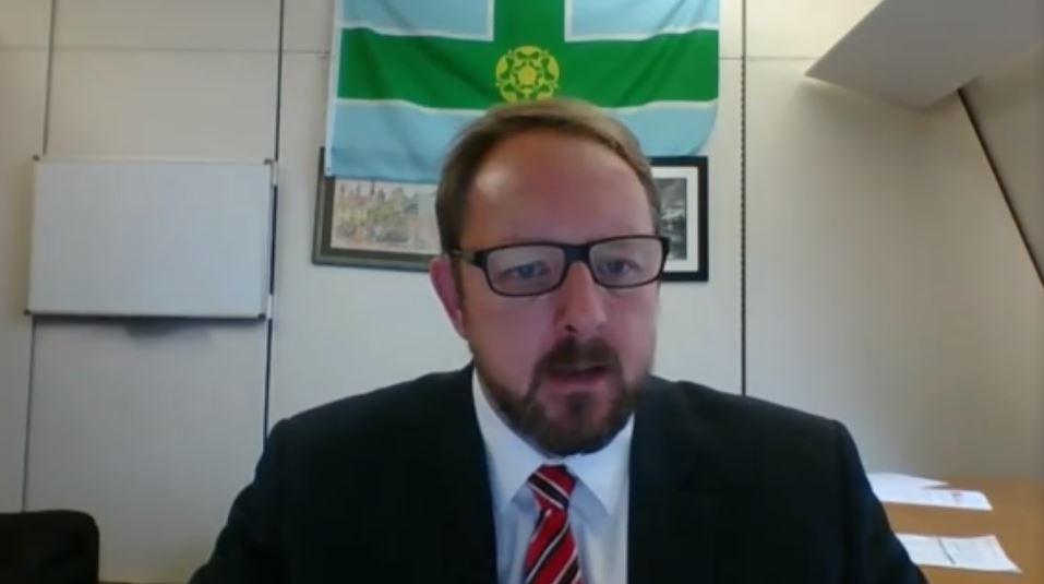 Toby Perkins, MP, addresses the NCRI webinar