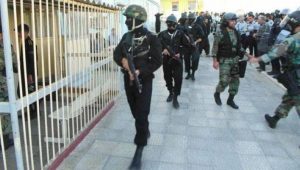 IRGC forces in an Iranian prison (file photo)