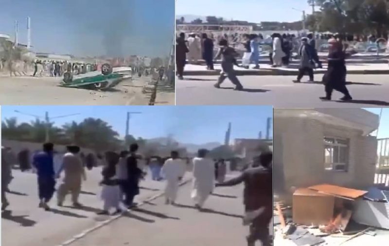 Iran-Saravan-e1614156047250 The people of Saravan, the residents of Keshtegan village from Bam-Posht district gathered in front of the Revolutionary Guards garrison.