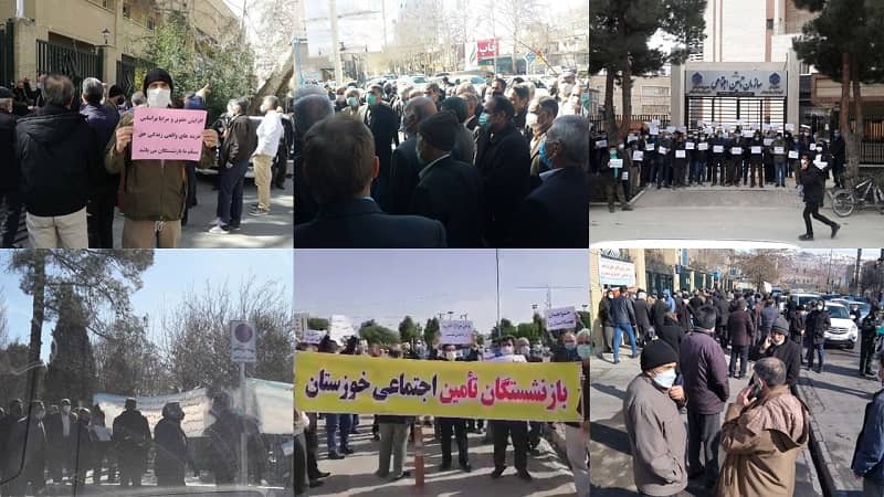 hundreds-of-retirees-and-pensioners-living-on-social-security-held-rallies-on-21-cities-across-iran-for-the-third-consecutive-week Hundreds of retirees and pensioners living on social security held rallies on 21 cities across Iran for the third consecutive week - February 21, 2021