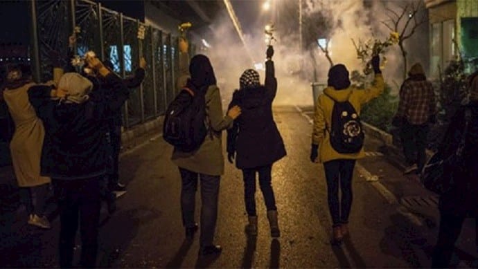 young-iranian-protesters-in-tehran-chant-down-with-khamenei-in-reference-to-regime-supreme-leader-ali-khamenei-january-2020 Young Iranian protesters in Tehran chant “Down with Khamenei” in reference to regime Supreme Leader Ali Khamenei – January 2020