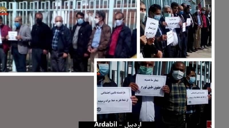 9 protest-pensioners-Ardabil-Iran