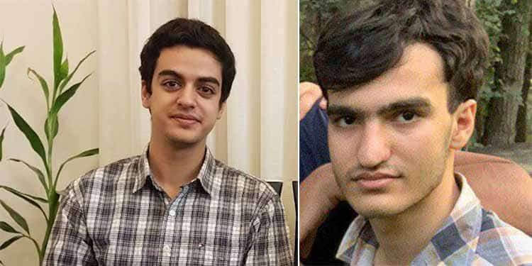 Ali-Younesi-Amirhossein-Moradi Ali Younesi and Amir Hossein Moradi, two jailed students in Iran